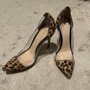 Gianvito Rossi Leopard Print Heels